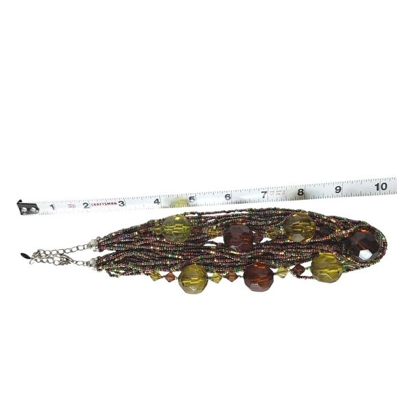 Vintage Esmore Beaded Multi Strand Torsade Necklace - Picture 5 of 5